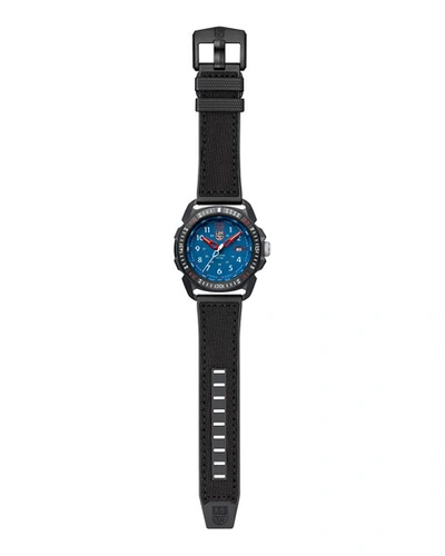 Shop Luminox Men's 44mm Ice-sar Arctic 1000 Carbonox Watch In Black