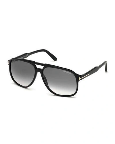 Shop Tom Ford Men's Raoul Gradient Aviator Sunglasses