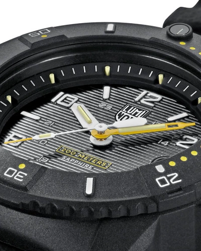 Shop Luminox Men's 45mm Navy Seal 3600 Carbonox Watch In Black