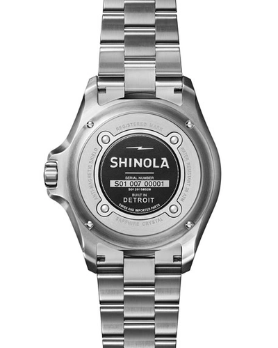 Shop Shinola Men's The Lake Ontario Monster Automatic 43mm Watch In Green