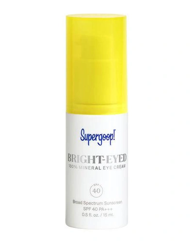 Shop Supergoop 0.5 Oz. Bright-eyed 100% Mineral Eye Cream Spf 40