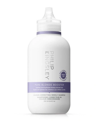 Philip Kingsley Pure Blonde Booster Color-correcting Weekly Shampoo 8.45 Fl Oz-no Color