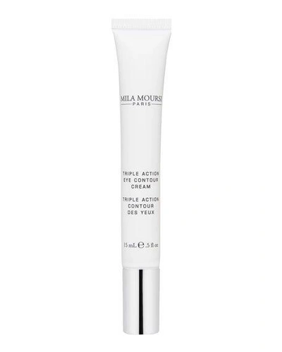 Shop Mila Moursi Triple Action Contour Des Yeux Triple Action Eye Contour Cream, 0.5 Oz./ 15 ml