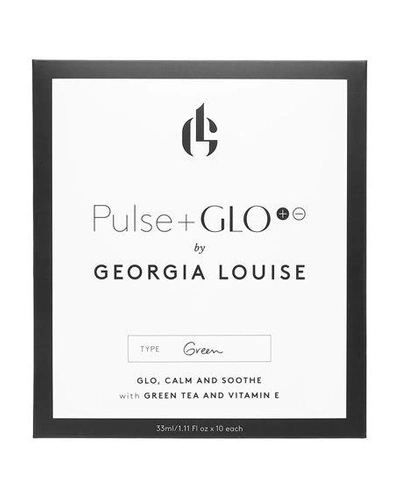 Shop Georgia Louise Pulse+glo Green Sheet Masks