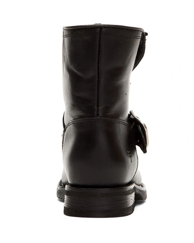 Shop Frye Veronica Shearling Moto Booties In Black