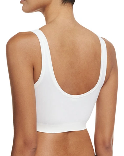 Shop Hanro Touch Feeling Crop Top In White