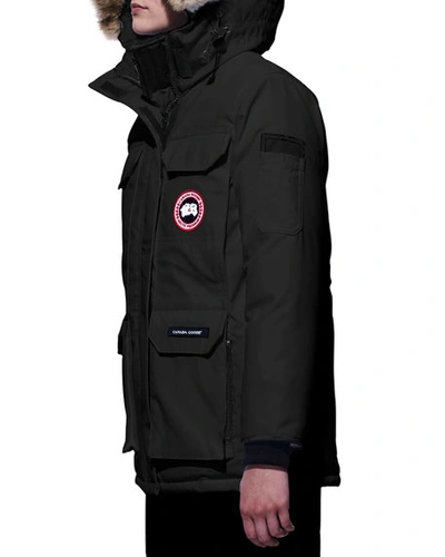 Shop Canada Goose Expedition Parka-fusion Fit In Black