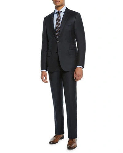 Hickey Freeman Men's Two-piece Tasmanian Suit In Navy