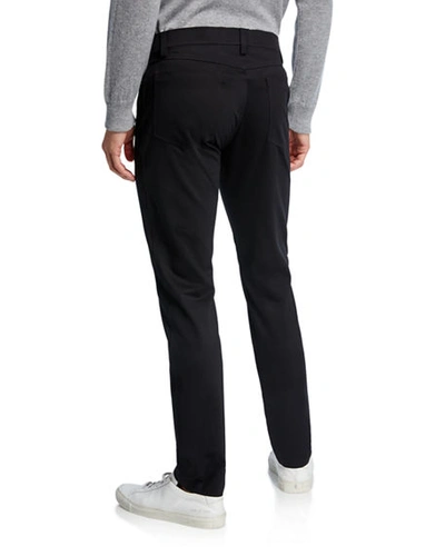 Shop Theory Men's Tech Raffi Compact Ponte Pants In Black
