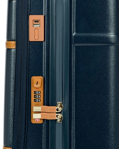 Bric's Bellagio 2.0 21 Carry On Spinner Trunk With Pocket In Blue