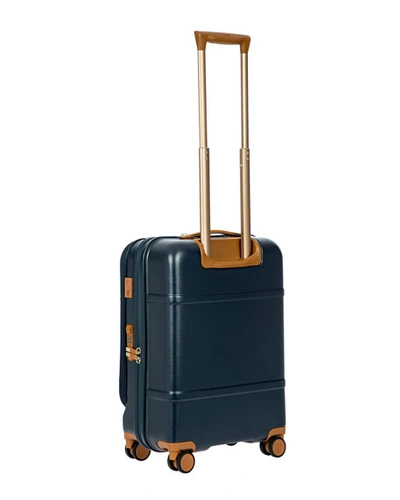 Bric's Bellagio 2.0 21 Carry On Spinner Trunk With Pocket In Blue