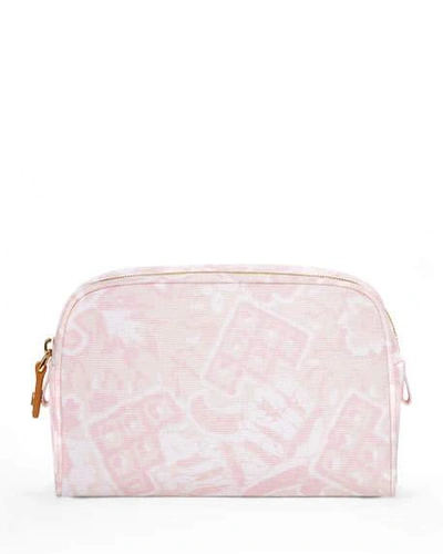 Shop Aerin Batik Beauty Small Bag In Light Pink