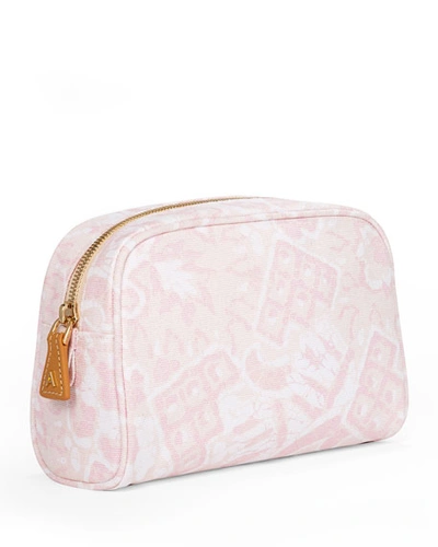 Shop Aerin Batik Beauty Small Bag In Light Pink