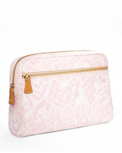 Shop Aerin Batik Beauty Medium Bag In Light Pink