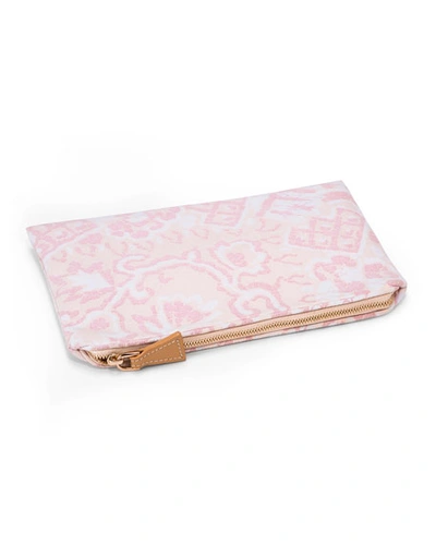 Shop Aerin Batik Beauty Bags, Set Of 3 In Light Pink