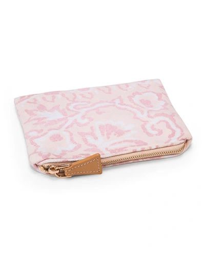 Shop Aerin Batik Beauty Bags, Set Of 3 In Light Pink