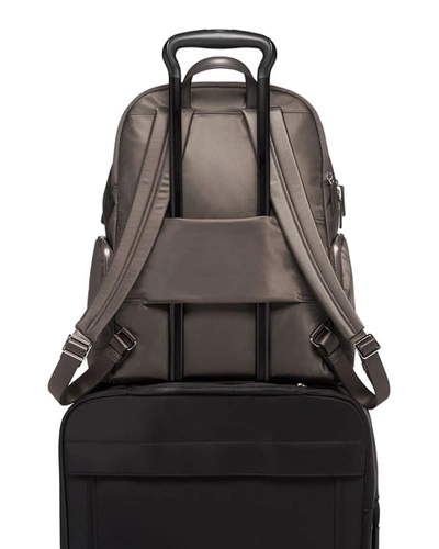 Shop Tumi Voyager Carson Backpack In Mink/silver