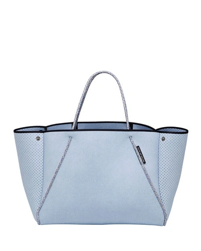 State Of Escape Guise Perforated Tote Bag, Denim Super Fade In Superfade Denim