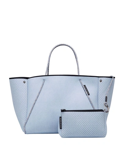 State Of Escape Guise Perforated Tote Bag, Denim Super Fade In Superfade Denim