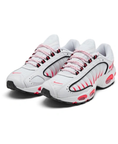 Shop Nike Air Max Tailwind Iv Se Running Sneakers From Finish Line In White/lsrcrm