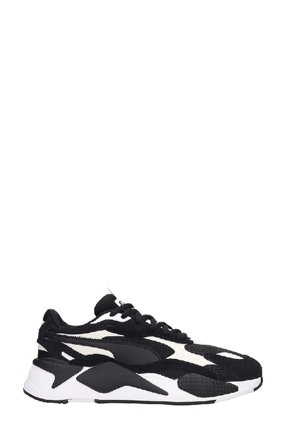 Shop Puma Rs-x Sneakers In Black Suede And Leather
