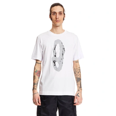 Shop Alyx White T-shirt Patch And Print
