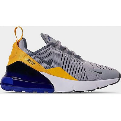 Shop Nike Big Kids' Air Max 270 Casual Shoes In Grey