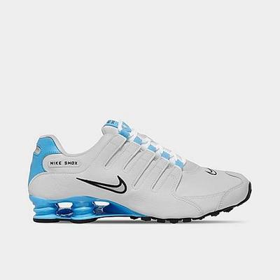 Shop Nike Men's Shox Nz Eu Casual Shoes In White