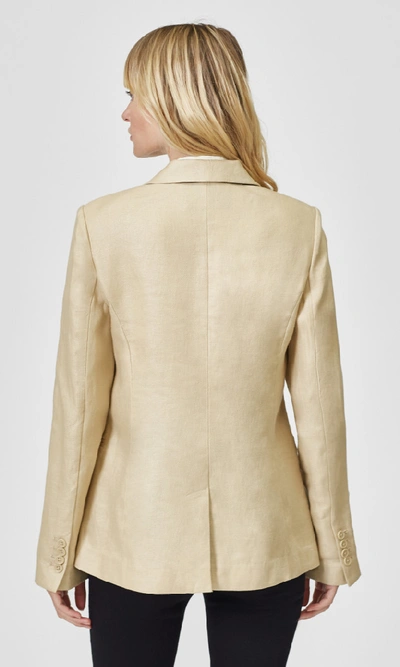 Shop Equipment Benoite Linen Blazer In Safari