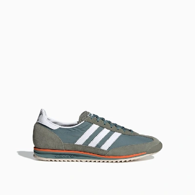 Originals Sl 72 Faux Leather, Faux Suede And Shell Sneakers In Green | ModeSens