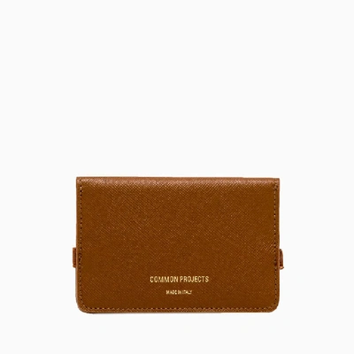 Common Projects Accordion Wallet Color Brown In Brown