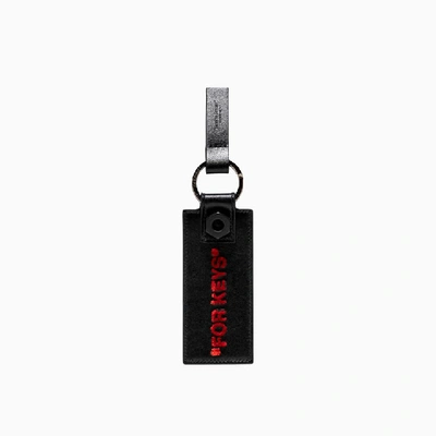 Shop Off-white Quote Key Ring Omnf015s20853037 In 1020