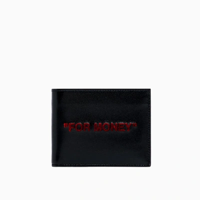 Shop Off-white Quote Bifold Wallet Omnc008s20853037 In 1020