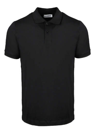 Shop Jil Sander Polo Shirt In Black