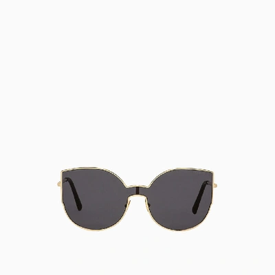 Super Lucia Lenz Sunglasses Color Black In Black