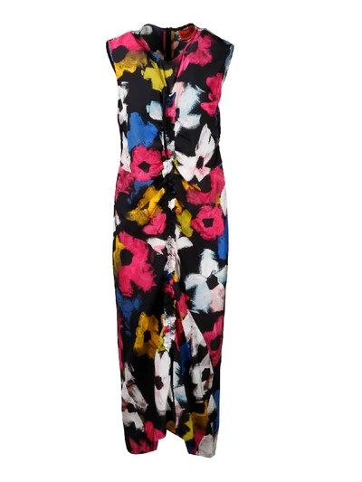 Shop Colville Sleeveless Printed Dress In Multicolour