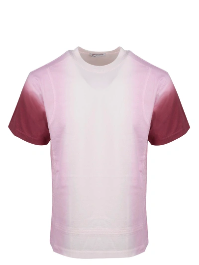 Shop Ambush Tie Dye Paneled T-shirt In Pink & Purple