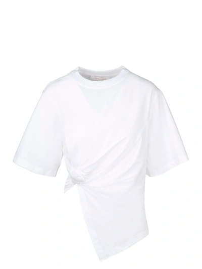 Shop See By Chloé Knot T-shirt In White