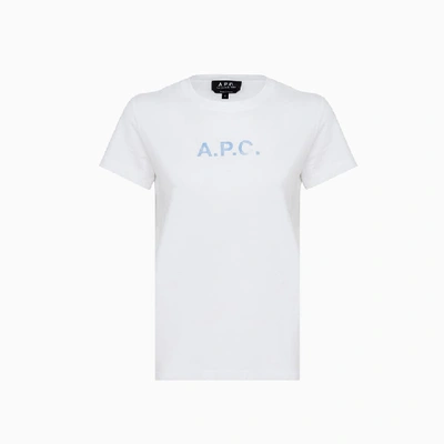 Shop Apc A.p.c. T-shirt Coeda-f26866 In Blanc
