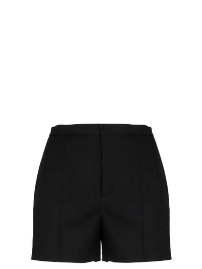 Shop Saint Laurent Shorts In Black