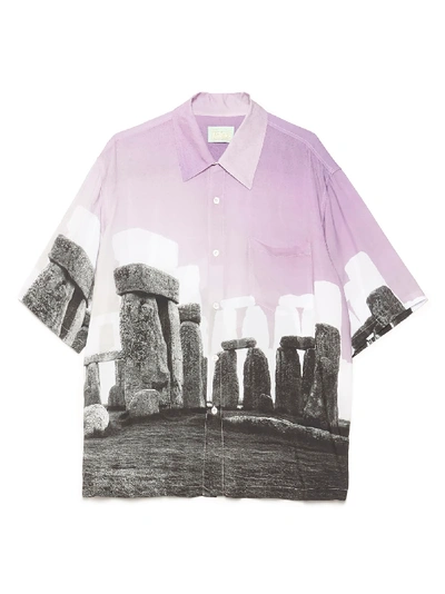 Shop Aries Stonehenge Shirt In Multicolor