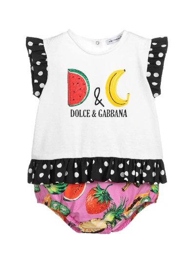 Shop Dolce & Gabbana Multicolor Rompers  Kids In Variante Abbinata