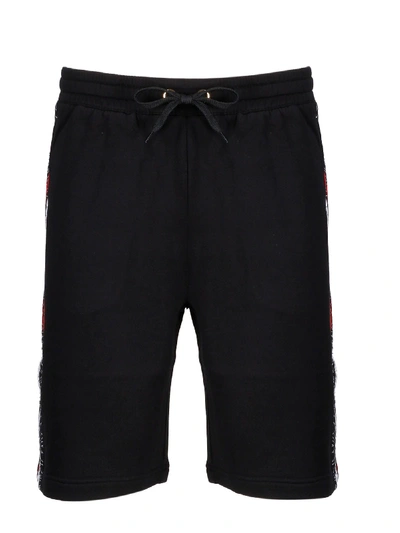 Shop Burberry Jenkin Monogram Shorts In Black