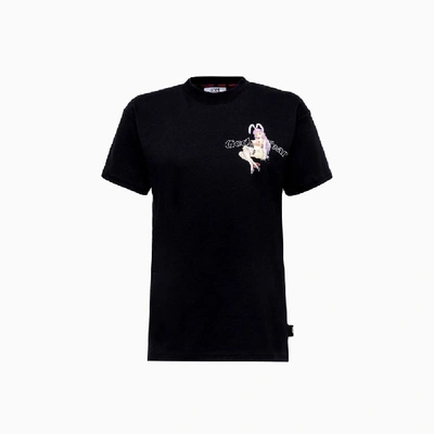 Shop Gcds Hentain T Shirt Ss20w020091 In Black