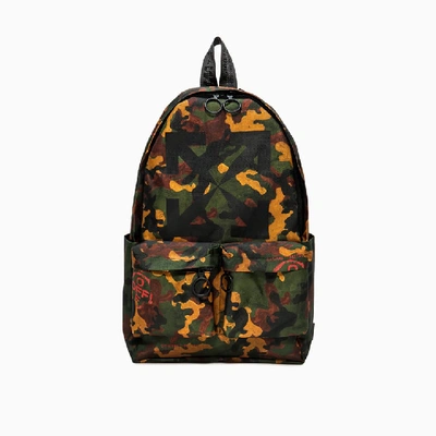 Shop Off-white Camou Arrow Backpack Omnb003r20521016 In 9910