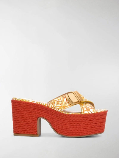 Shop Jacquemus Les Sandales Tatanes In Orange