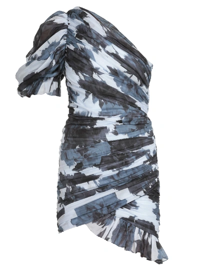Shop Alexandre Vauthier Cotton Dress In Blue