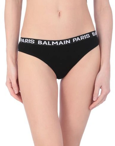 Shop Balmain Briefs In Black