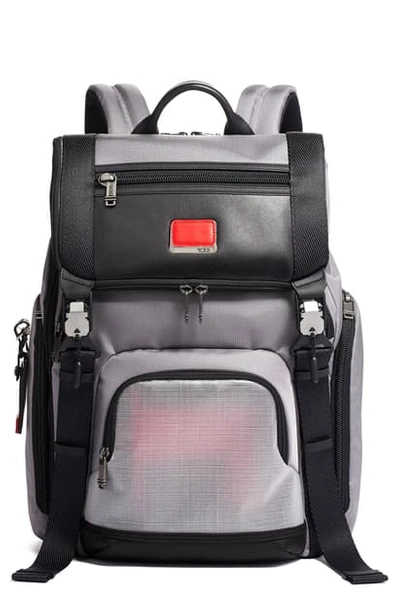 Shop Tumi Lark Backpack In Grey/bright Red