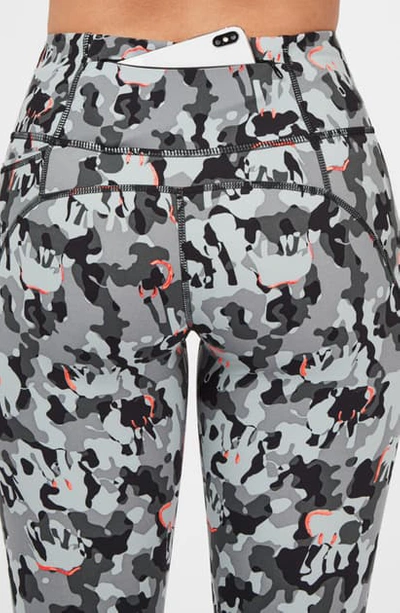 Shop Sweaty Betty Power Workout Leggings In Grey Elephant Camo Print